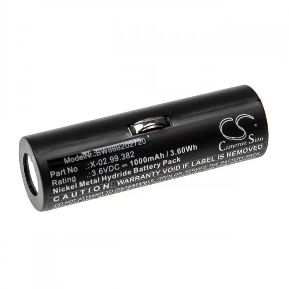 Utángyártott Heine BATT/110904-A1 X-02.99.380 1000mAh 3.6V NiMH orvosi eszköz akkumulátor - VHBW