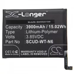   Utángyártott mobiltelefon akkumulátor Samsung SCUD-WT-N6 3900mAh 3.85V Li-polymer