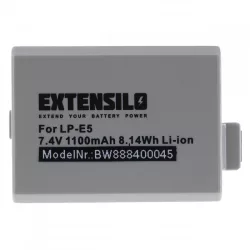   Utángyártott Canon LP-E5 1100mAh 7.4V Li-ion kamera akkumulátor - VHBW
