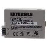 Utángyártott Canon LP-E8 1100mAh 7.4V Li-ion kamera akkumulátor - VHBW