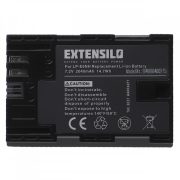   Utángyártott Canon LP-E6 LP-E6NH 2040mAh 7.2V Li-ion kamera akkumulátor
