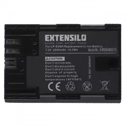   Utángyártott Canon LP-E6 LP-E6NH 2040mAh 7.2V Li-ion kamera akkumulátor - VHBW