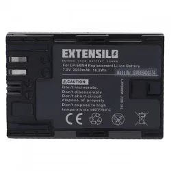   Utángyártott Canon LP-E6 LP-E6NH 2250mAh 7.2V Li-ion kamera akkumulátor - VHBW