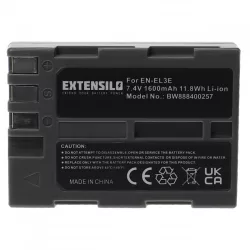   Utángyártott Nikon EN-EL3e 1600mAh 7.4V Li-ion kamera akkumulátor