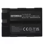 Utángyártott Nikon EN-EL3 EN-EL3a 1600mAh 7.4V Li-ion kamera akkumulátor - VHBW