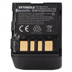   Utángyártott JVC BN-VF707 BN-VF707U BN-VF714 BN-VF714U 1500mAh 7.4V Li-ion kamera akkumulátor