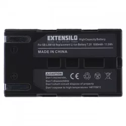   Utángyártott Samsung SB-LSM160 SB-LSM320 SB-LSM80 1600mAh 7.2V Li-ion kamera akkumulátor - VHBW