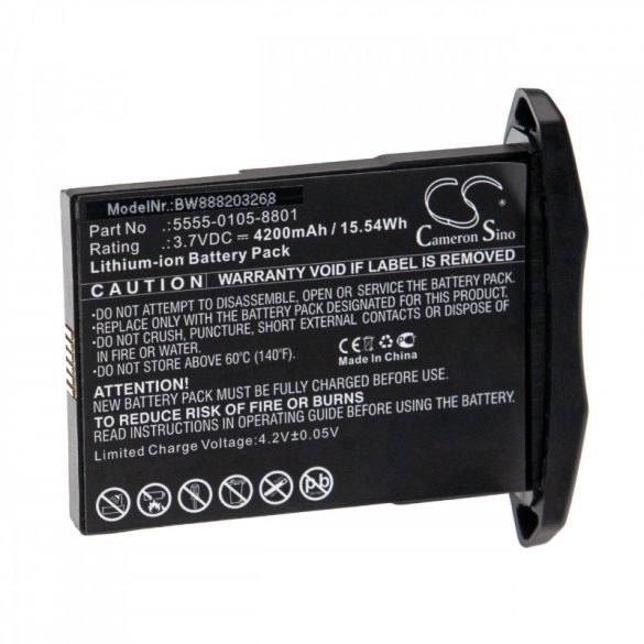 Utángyártott NCR Orderman 5555-0105-8801 4200mAh 3.7V kézi számítógép akkumulátor