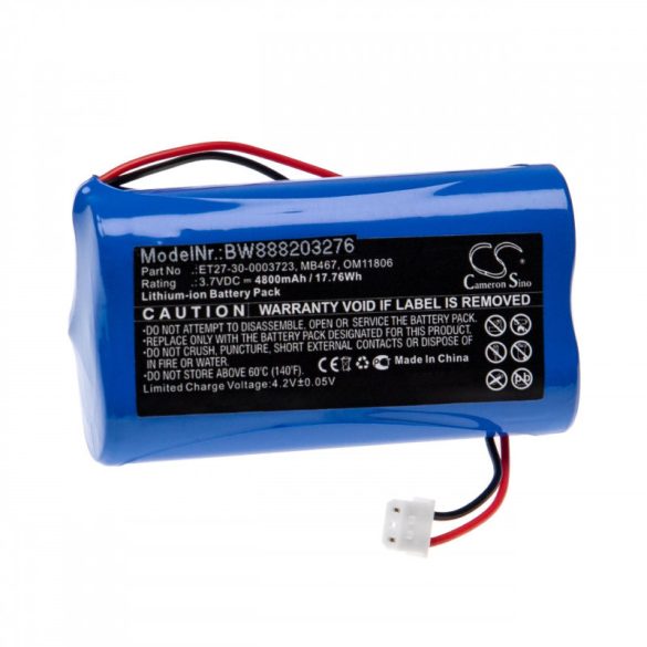 Utángyártott Karl Storz 30.0003 4800mAh 3.7V Li-ion orvosi eszköz akkumulátor