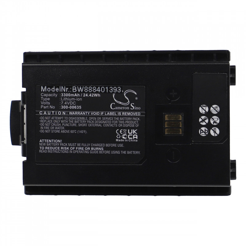 Utángyártott Sepura 300-00631 300-00634 300-00635 3300mAh 7.4V Li-ion rádió akkumulátor