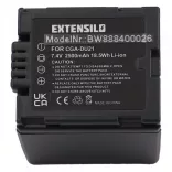 Utángyártott Hitachi DZ-BP07s DZ-BP14s DZ-BP21 2500mAh 7.4V Li-ion kamera akkumulátor - VHBW