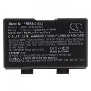   Utángyártott Bosch 8697322501 8697322504 8697322963 B165 1200mAh 4.8V NiMH rádió akkumulátor