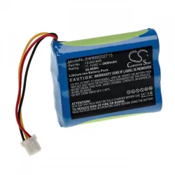   Utángyártott Moneual Everybot RS500 2600mAh robotporszívó akkumulátor - VHBW