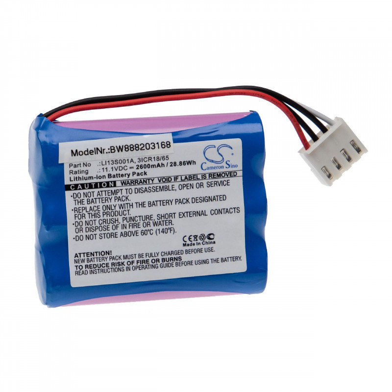 Utángyártott Mindray 022-000122-00 2600mAh 11.1V Li-ion orvosi eszköz akkumulátor