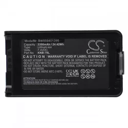  Utángyártott Kenwood KNB-24L KNB-35L KNB-55L KNB-56N 3300mAh 7.4V Li-ion rádió akkumulátor - VHBW