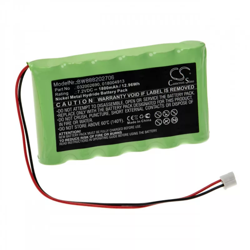 Utángyártott Compex 018.004.913 018004913 1800mAh 7.2V NiMH orvosi eszköz akkumulátor Utángyártott Compex 018.004.913 018004913 1800mAh 7.2V NiMH orvosi eszköz akkumulátor