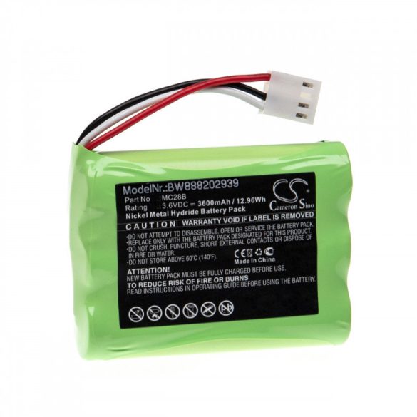 Utángyártott Beamex MC28B 3600mAh 3.6V NiMH mérőeszköz akkumulátor