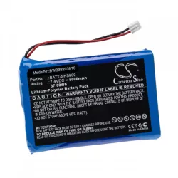   Utángyártott Siglent BATT-SHS800 5000mAh 7.4V Li-polymer mérőeszköz akkumulátor - VHBW