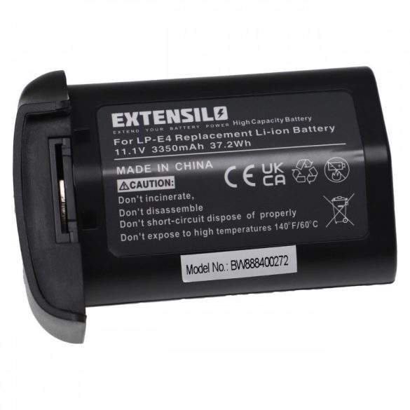 Utángyártott Canon LP-E4 3350mAh 11.1V Li-ion kamera akkumulátor