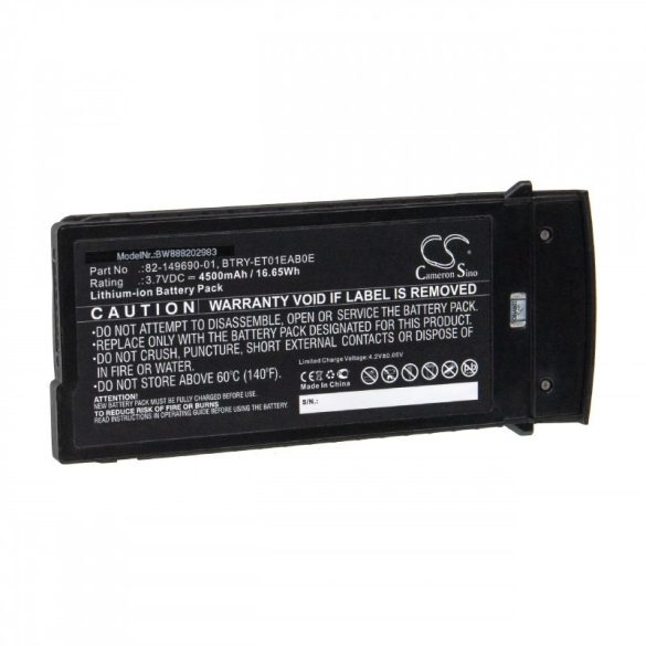 Utángyártott Motorola 82-149690-01 BTRY-ET01EAB0E 4500mAh 3.7V Li-ion kézi számítógép akkumulátor