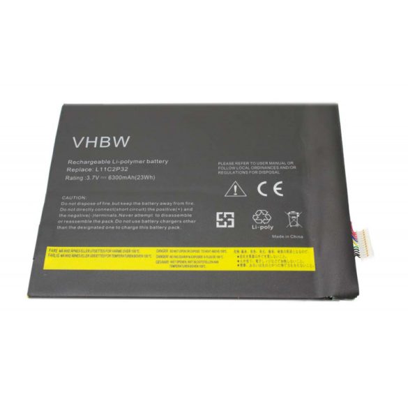 Utángyártott Lenovo L11C2P31 6300mAh 3.7V Li-ion laptop akkumulátor