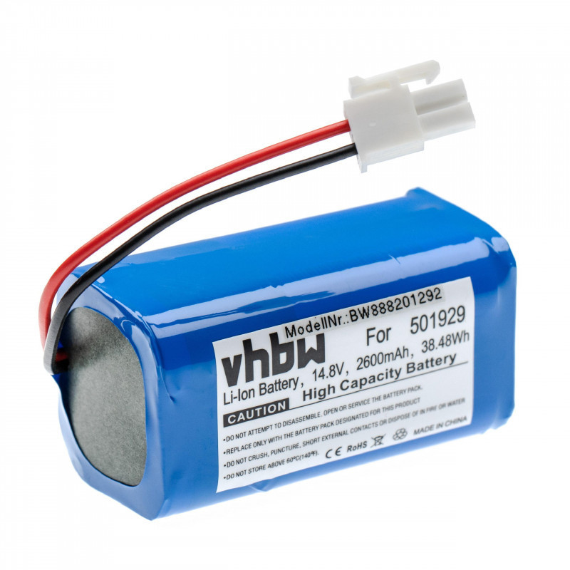 Utángyártott ZACO A4s A6 wie 501929 2600mAh robotporszívó akkumulátor