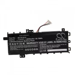   Utángyártott Asus 0B200-03190400 0B200-03190400E 4050mAh 7.6V Li-po laptop akkumulátor - VHBW