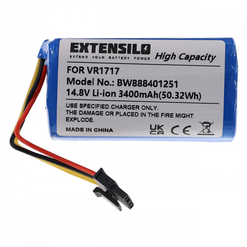   Utángyártott Proscenic Cocoa Smart 780T 3400mAh robotporszívó akkumulátor