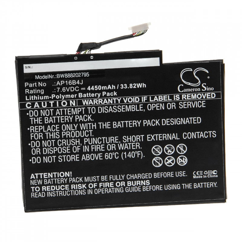 Utángyártott Acer AP16B4J KT.00204.003 4450mAh 7.6V Li-po laptop akkumulátor
