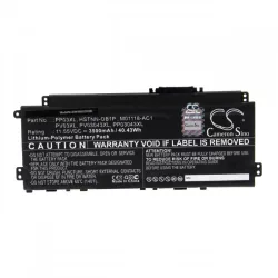   Utángyártott HP HSTNN-DB9X HSTNN-LB8S 3500mAh 11.55V Li-po laptop akkumulátor - VHBW