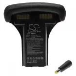 Utángyártott Trimble ACCAA-109 3800mAh 2.4V NiMH mérőeszköz akkumulátor - VHBW
