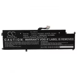   Utángyártott Dell 0XCNR3 G7X14 N3KPR P63NY 5650mAh 7.6V Li-po laptop akkumulátor - VHBW