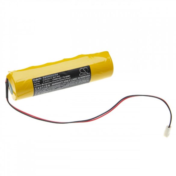 Utángyártott Jablotron 2CR34615 BAT-80A-SAFT 12000mAh 6V Li-MnO2 riasztórendszer akkumulátor