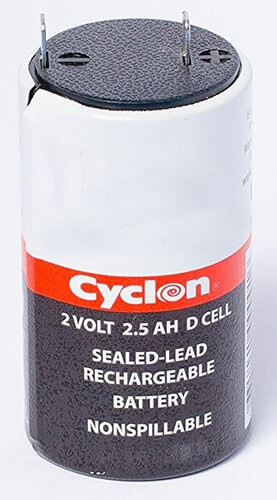 Cyclon 2V 2,5Ah (0810-0004)ólomakku D
