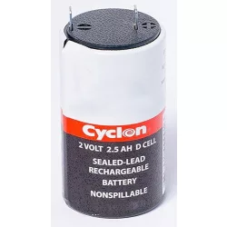 Cyclon 2V 2,5Ah (0810-0004)ólomakku D