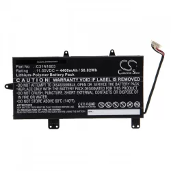   Utángyártott Asus 0B200-02980200 C31N1803 4400mAh 11.55V Li-po laptop akkumulátor - VHBW