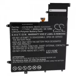  Utángyártott Asus 0B200-02420000 C21N1624 4950mAh 7.7V Li-po laptop akkumulátor - VHBW