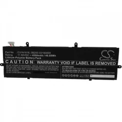   Utángyártott Asus 0B200-03160000 C31N1816 4250mAh 11.55V Li-po laptop akkumulátor - VHBW