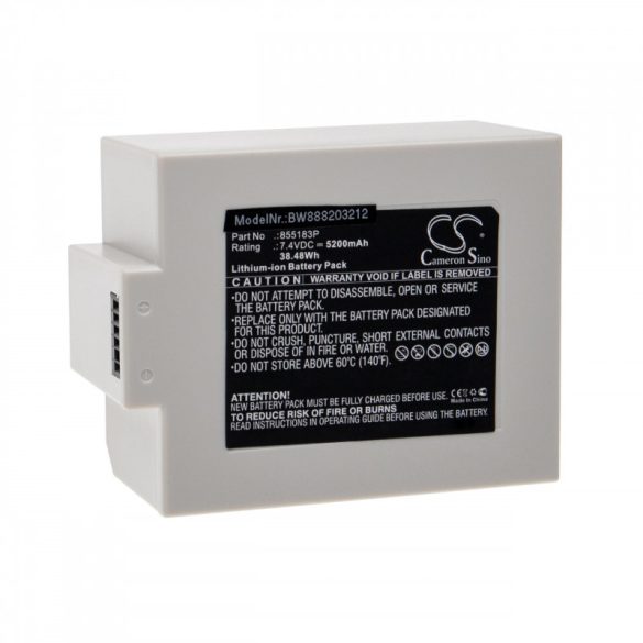 Utángyártott CONTEC 855183P 5200mAh 7.4V Li-ion orvosi eszköz akkumulátor