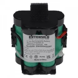   Utángyártott Gardena Mähroboter R40Li 2500mAh robotfűnyíró akkumulátor - VHBW