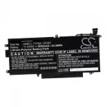 Utángyártott Dell 71TG4 CFX97 X49C1 3850mAh 11.4V Li-po laptop akkumulátor - VHBW
