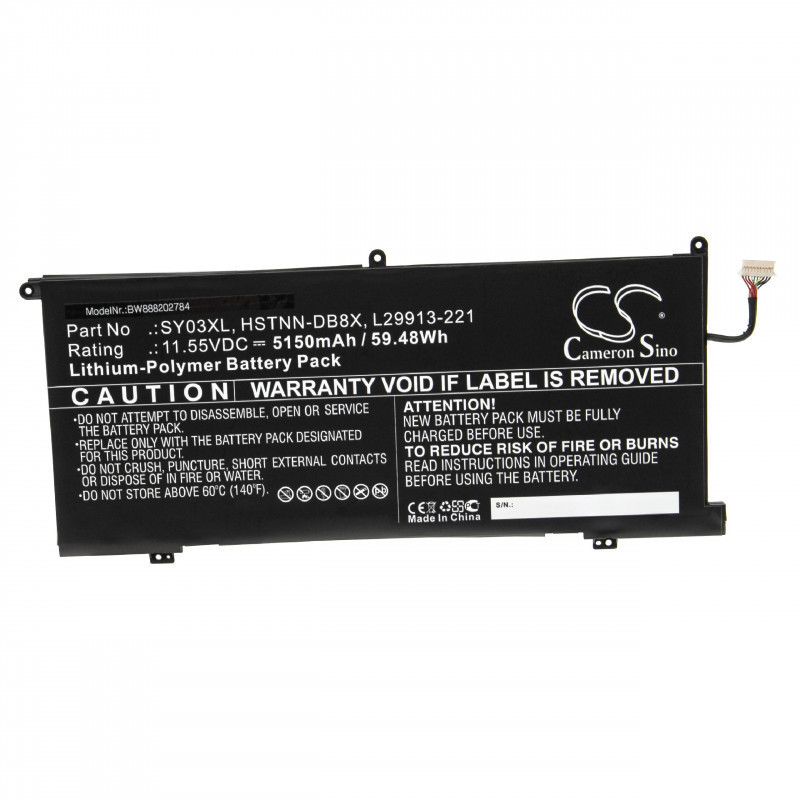 Utángyártott HP HSTNN-DB8X L29913-221 5150mAh 11.55V Li-po laptop akkumulátor