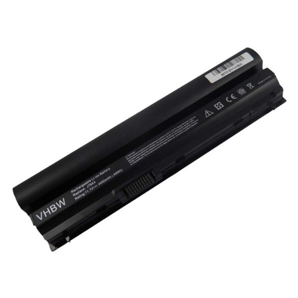 Utángyártott Dell 09K6P 0F7W7V 11HYV 312-1239 4400mAh 11.1V Li-ion laptop akkumulátor