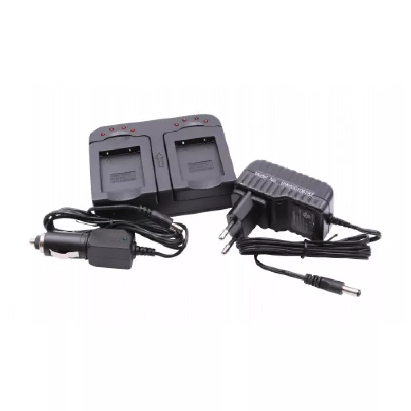 Dupla utángyártott akkutöltő Samsung SLB 10a SLB 11a Olympus Li 40B 