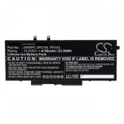   Utángyártott Dell 3HWPP 3PCVM YPVX3 4150mAh 15.2V Li-ion laptop akkumulátor