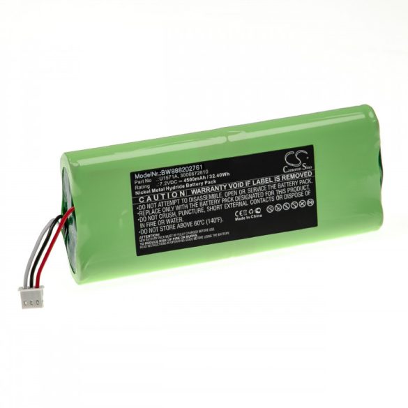 Utángyártott Keysight U1571A 3006672610 4500mAh 7.2V NiMH mérőeszköz akkumulátor