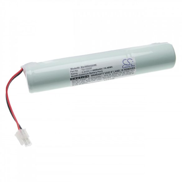 Utángyártott Schneider TD110332 329056000 4000mAh 3.6V NiCd vészkijárat világítás akkumulátor