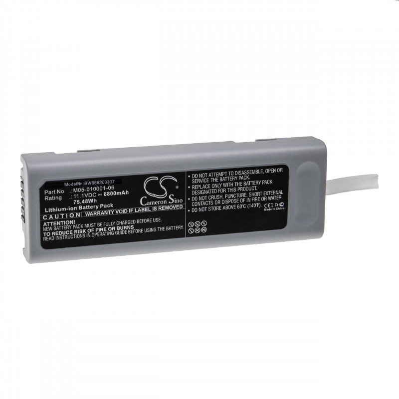 Utángyártott GE 0146-00-0069 6800mAh 11.1V Li-ion orvosi eszköz akkumulátor