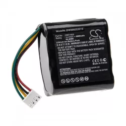   Utángyártott Weinmann 110746-O WM11603 6000mAh 14.4V Li-ion orvosi eszköz akkumulátor - VHBW