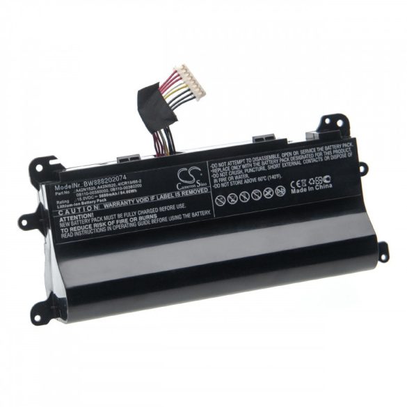 Utángyártott Asus 0B110-00380000 0B110-00380200 5600mAh 15V Li-ion laptop akkumulátor